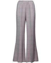 Forte Forte - Ausgestellte Prince Of Wales-hose - Lyst