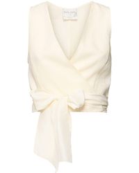 Forte Forte - Damen Chic Linen Canvas Crossed Top - Lyst