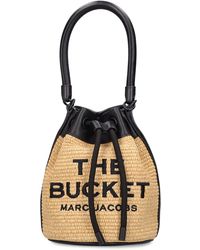 Marc Jacobs - Bolso pequeño the bucket efecto rafia - Lyst