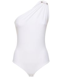 Michael Kors - Matte Jersey One-shoulder Bodysuit - Lyst