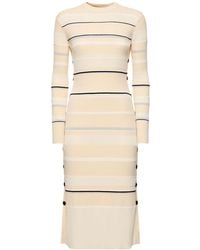 Proenza Schouler - Rachel Textured Stripe Knit Dress - Lyst