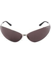 Balenciaga - Sonnenbrille Aus Metall "0315s" - Lyst