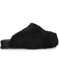 Yume Yume - Plush & Leather Trucker Clogs - Lyst