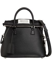 Maison Margiela - Mini 5Ac Grained Leather Top Handle Bag - Lyst