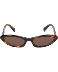 Miu Miu - Cat-eye Acetate Sunglasses - Lyst