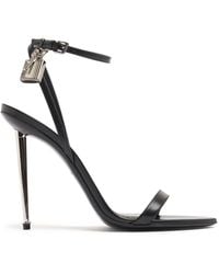 Tom Ford - パドロック レザーサンダル 105mm - Lyst