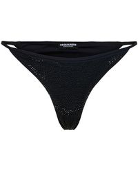 DSquared² - Slip bikini in lycra con decorazioni - Lyst