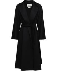 Max Mara Manteau En Cachemire Avec Ceinture "Labbro" - Noir