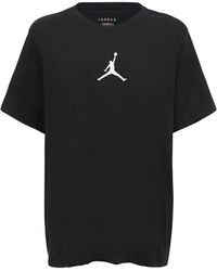 Nike T-shirt Mit Logodruck "jordan" - Schwarz