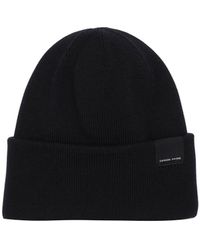 Canada Goose Gorro Beanie De Punto De Lana - Negro