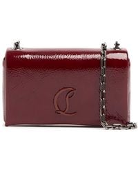 Christian Louboutin - Damen Weiche Lackledertasche „Loubi54“ - Lyst