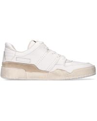 Isabel Marant - Emreeh Leather Mid Top Sneakers - Lyst
