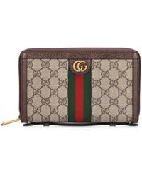 Gucci - Gg Supreme Canvas Passport Case - Lyst