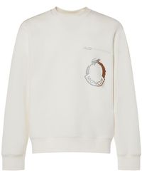 Moncler - Sweatshirt Aus Baumwollmischfleece "cny" - Lyst