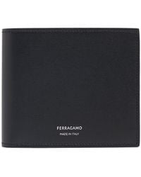 Ferragamo - Classic Logo Leather Card Holder - Lyst