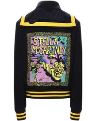 Stella McCartney Куртка Из Шерсти С Логотипом - Черный