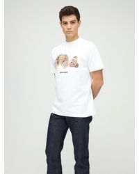 Palm Angels T-Shirt BEAR - Weiß