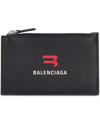 Balenciaga Cash Black Leather Lanyard Card Holder Wallet – Queen Bee of  Beverly Hills