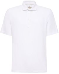 Brunello Cucinelli - Camiseta polo de algodón piqué - Lyst
