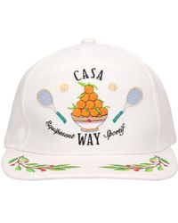 Casablancabrand - Baseballkappe Aus Baumwolle "casa Way" - Lyst