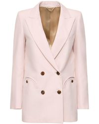 Blazé Milano - Midday Sun Glycine Linen Blazer - Lyst