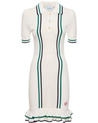 Casablancabrand - Pointelle Tennis Mini Dress - Lyst
