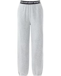 Alexander Wang Trainingshose Aus Stretch-kord - Grau