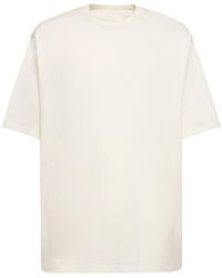 Y-3 - Camiseta boxy de algodón - Lyst