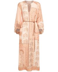 Zimmermann - Damen Tunikakleid Aus Leinen „Lucky“ - Lyst