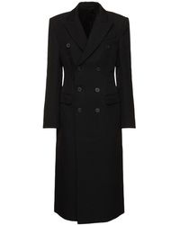 Wardrobe NYC - Doppelreihiger Mantel Aus Wolle - Lyst
