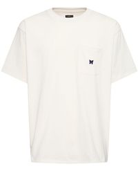 Needles - T-shirt Aus Jersey Mit Logo - Lyst