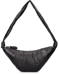 Lemaire - Medium Umhängetasche Aus Leder "croissant" - Lyst
