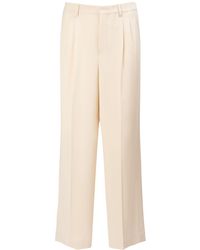 Ami Paris - Wool & Viscose Twill Straight Pants - Lyst