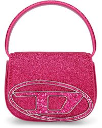 DIESEL - Xs 1Dr Glittered Top Handle Bag - Lyst