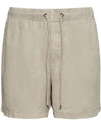 James Perse - Lightweight Linen Shorts - Lyst