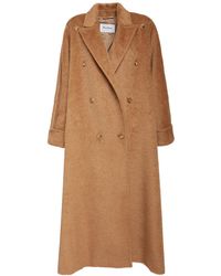 Max Mara - Caronte Double Breasted Long Coat - Lyst