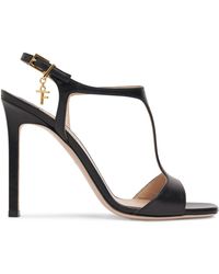Tom Ford - 105Mm Angelina Leather Sandals - Lyst