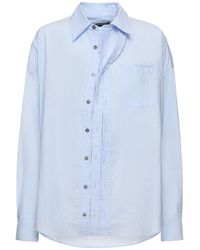 Y. Project - Regular Cotton Blend Shirt - Lyst