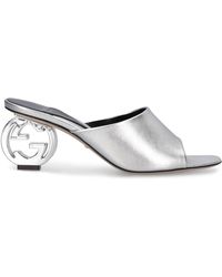 Gucci - 65Mm Interlocking G Slide Sandals - Lyst