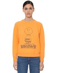 Marc Jacobs Charlie コットンジャージースウェットシャツ - オレンジ