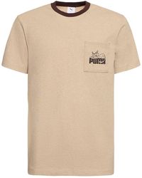 PUMA - T-shirt Mit Tasche "noah" - Lyst
