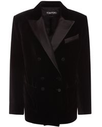 Tom Ford - Giacca smoking in velluto di cotone - Lyst