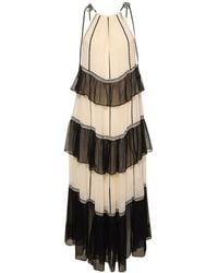 Ulla Johnson - Delilah Embroidered Silk Long Dress - Lyst