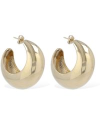 Isabel Marant - Shiny Crescent Big Hoop Earrings - Lyst