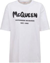 Alexander McQueen T-shirts for Women | Online Sale up to 60% off 