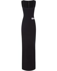 Dolce & Gabbana - Punto Milano Jersey Long Dress - Lyst