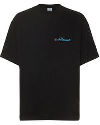 Vetements - Baumwoll-t-shirt Mit -print - Lyst