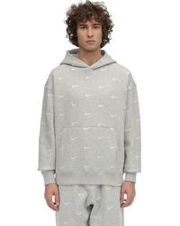 Nike Nrg Swoosh Logo Sweatshirt Hoodie - Gray