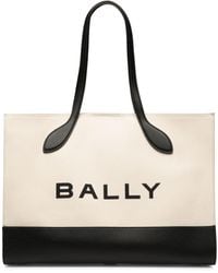 Bally - Bar Keep On Canvas Shoulder Bag - Lyst