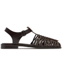 Hereu - Damen 20Mm Hohe Ledersandalen „Alaro“ - Lyst